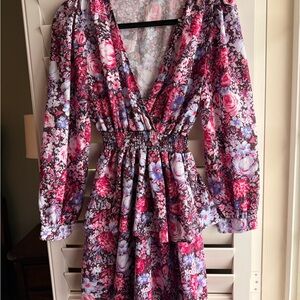 Floral V-Neck Dress